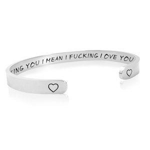 I Love Fucking You , I mean I fucking Love you Funny Bracelet Girl Boy friend